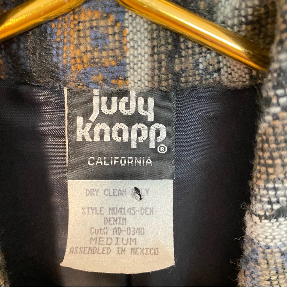 Vintage Judy Knapp Patterned Boho Blazer - Picture 6 of 8